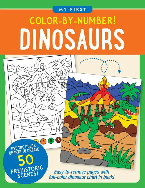 Color-By-Number! Dinosaurs - Novelty