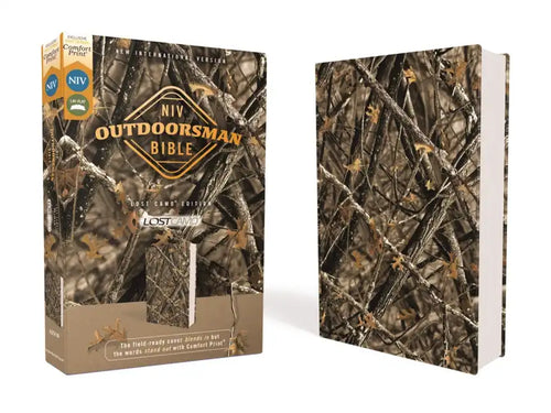 Niv, Outdoorsman Bible, Lost Camo Edition, Leathersoft, Red Letter Edition, Comfort Print: The Field-Ready Cover Blends in But the Words Stand Out wit - Imitation Leather