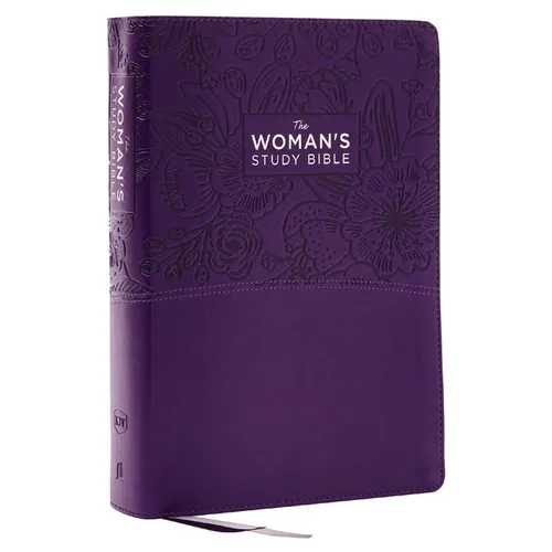 Kjv, the Woman's Study Bible, Purple Leathersoft, Red Letter, Full-Color Edition, Comfort Print: Receiving God's Truth for Balance, Hope, and Transfor - Imitation Leather