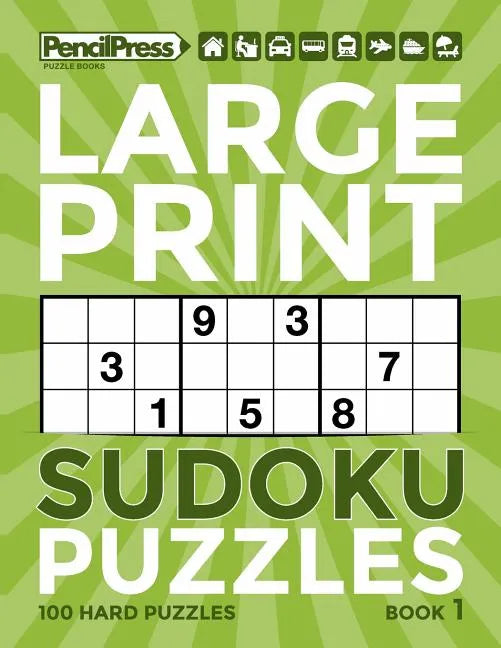 Large Print Sudoku Puzzles Book 1 - Paperback