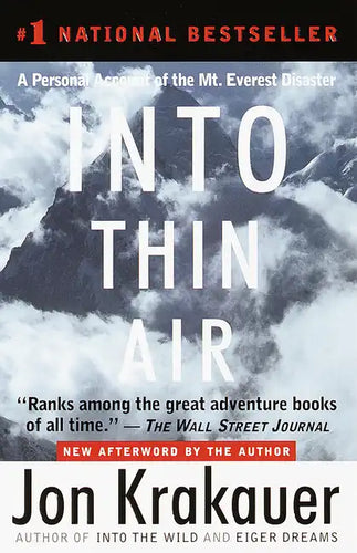 Into Thin Air: A Personal Account of the Mount Everest Disaster - Paperback