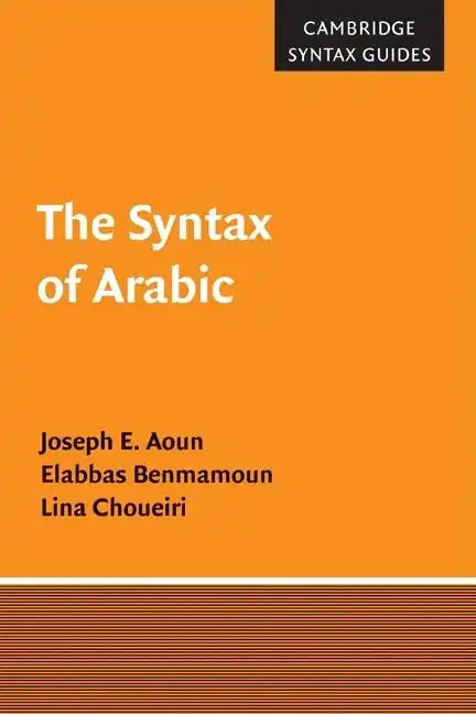 The Syntax of Arabic - Paperback