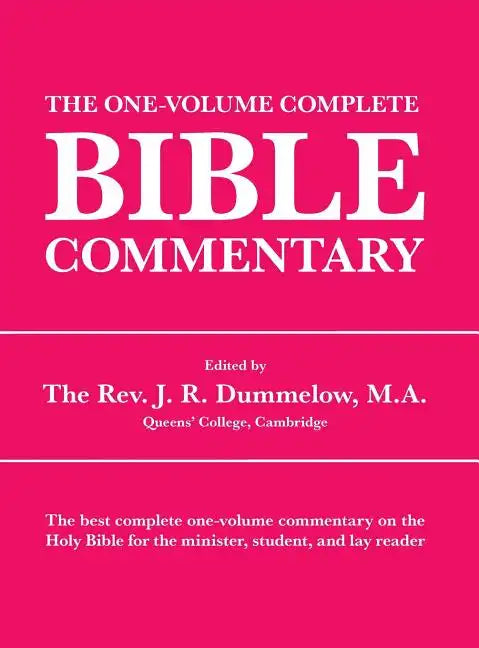 The One-Volume Complete Bible Commentary - Hardcover