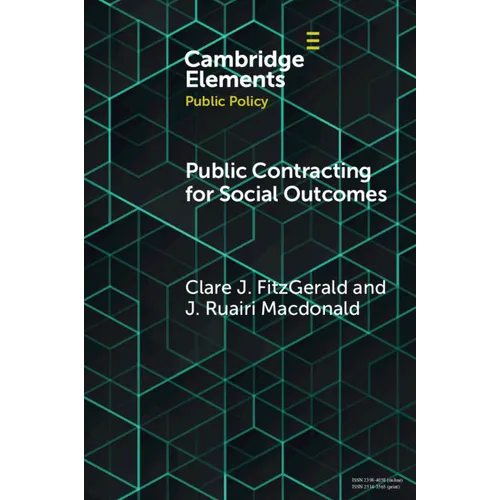 Public Contracting for Social Outcomes - Paperback