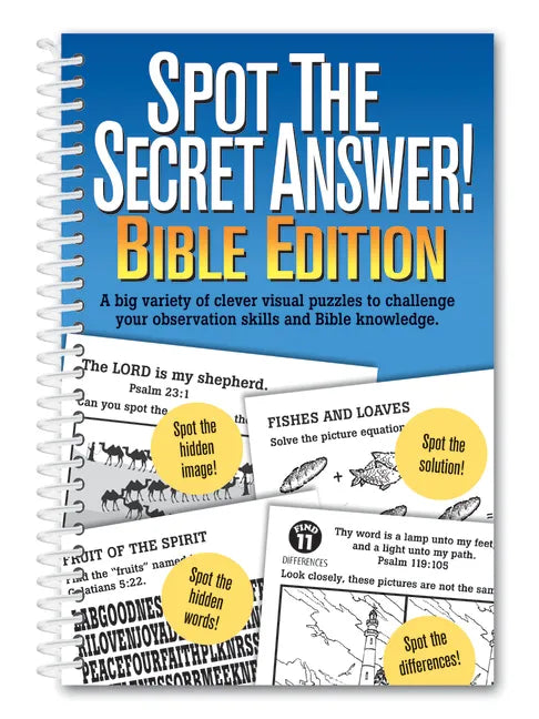 Spot the Secret Answer! Bible Edition - Spiral