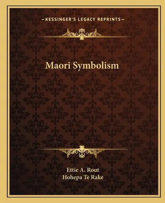 Maori Symbolism - Paperback