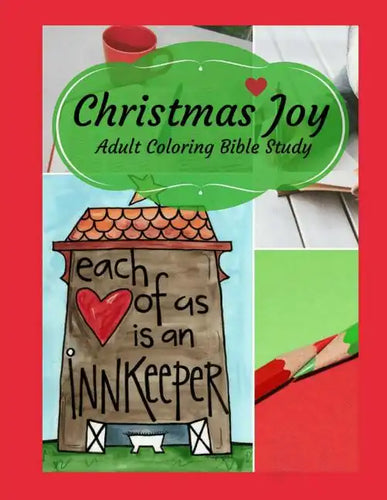 Adult Coloring Bible Study: Christmas Joy - Paperback