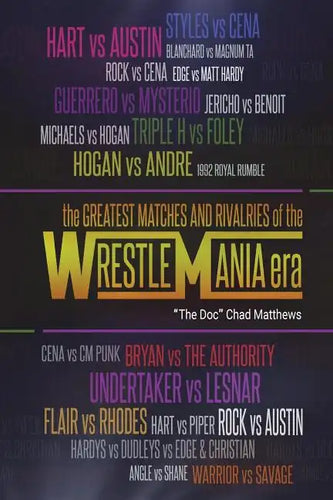 The Greatest Matches and Rivalries of the WrestleMania Era - Paperback