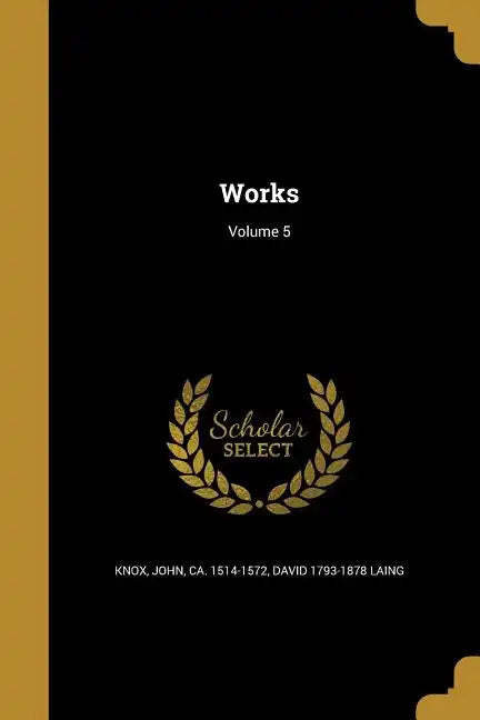 Works; Volume 5 - Paperback
