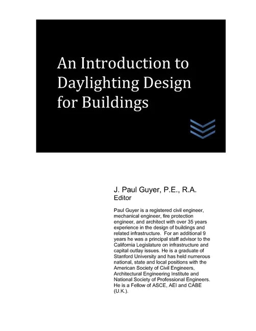 An Introduction to Daylighting Design for Buildings - Paperback