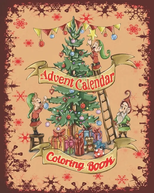 Advent Calendar Coloring Book - Paperback
