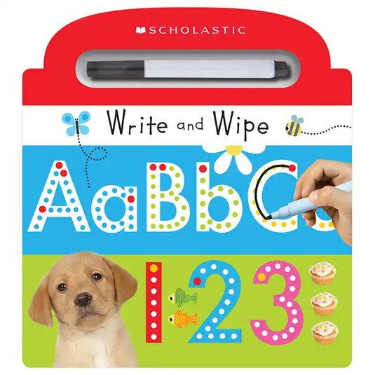 Write and Wipe ABC 123: Scholastic Early Learners (Write and Wipe) - Board Book