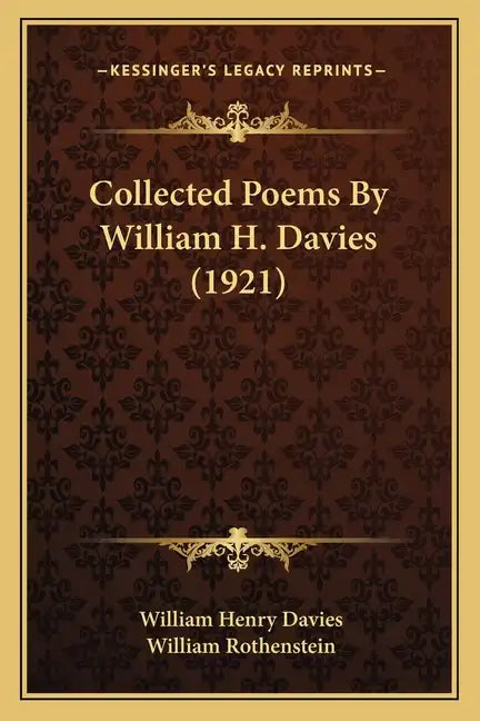 Collected Poems by William H. Davies (1921) - Paperback