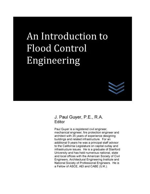 An Introduction to Flood Control Engineering - Paperback