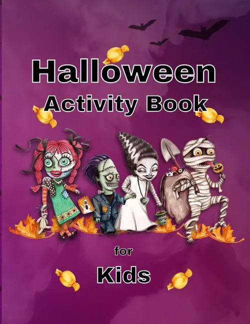 Halloween Activity Book for Kids - Paperback