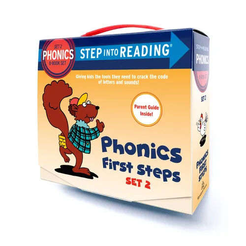 Step Into Reading Set 2 Phonics First Steps Box Set: Includes 8 Easy-To-Decode Books and Parent Guide - Boxed Set