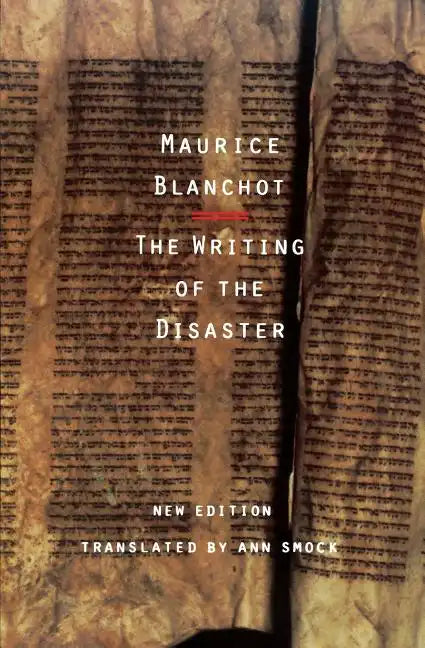 The Writing of the Disaster - Paperback