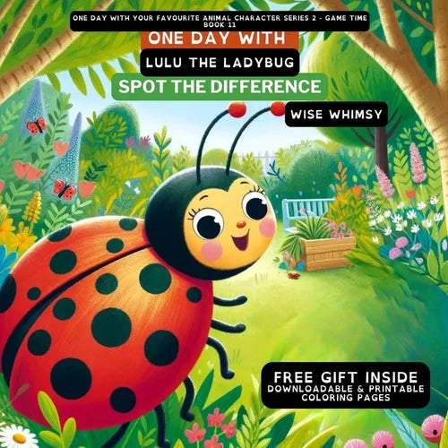One Day With Lulu the Ladybug: Spot the Difference - Paperback