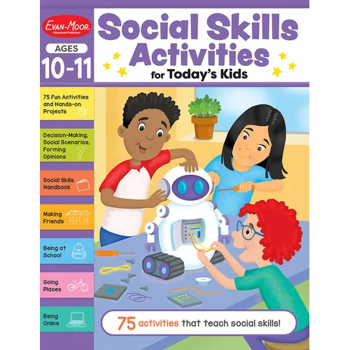 Social Skills Activities for Today's Kids, Age 10 - 11 Workbook - Paperback