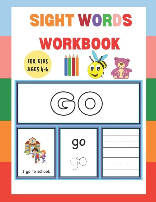 Sight Words Workbook: For Kids Ages 4-6 - Paperback