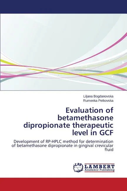 Evaluation of betamethasone dipropionate therapeutic level in GCF - Paperback