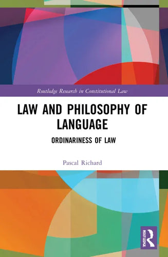 Law and Philosophy of Language: Ordinariness of Law - Paperback