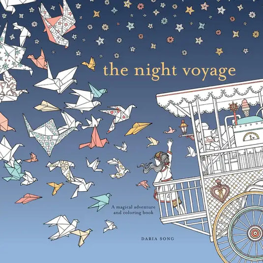 The Night Voyage: A Magical Adventure and Coloring Book - Paperback