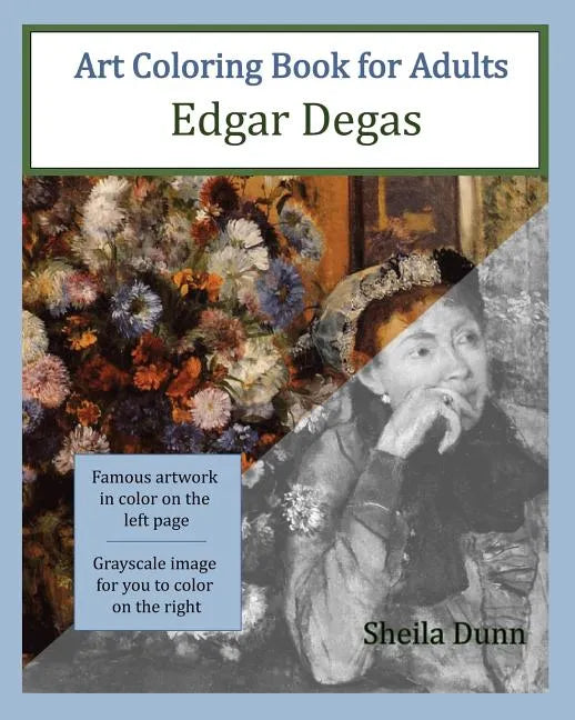 Art Coloring Book for Adults: Edgar Degas - Paperback