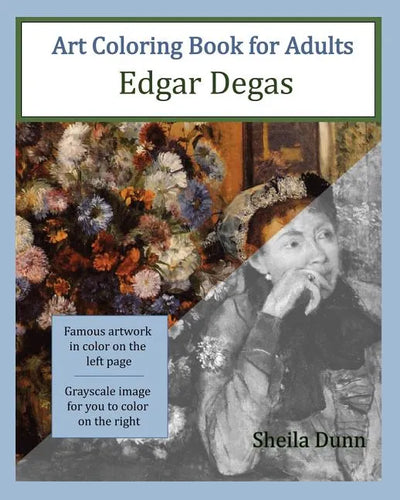 Art Coloring Book for Adults: Edgar Degas - Paperback