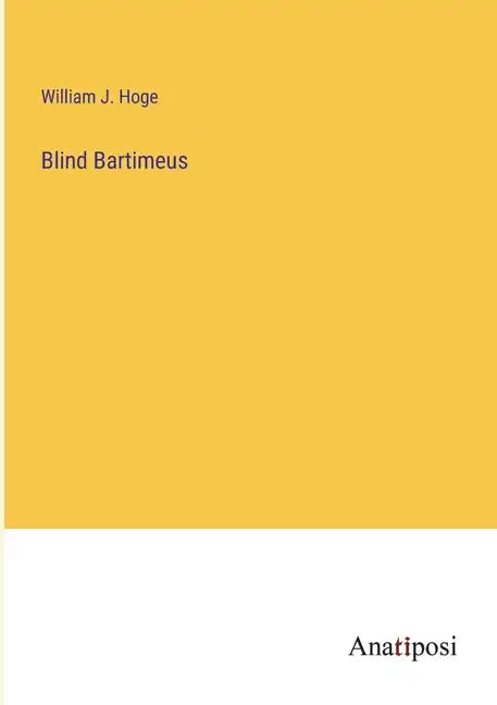 Blind Bartimeus - Paperback