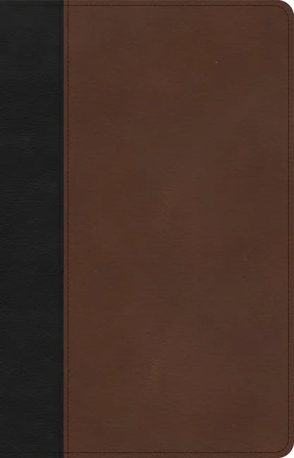 CSB Thinline Bible, Black/Brown Leathertouch - Imitation Leather