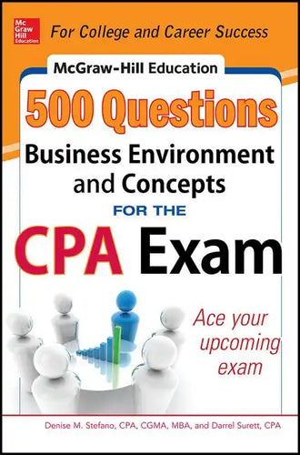 McGraw-Hill Education 500 Business Environment and Concepts Questions for the CPA Exam - Paperback