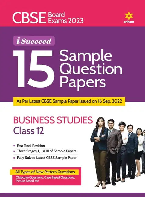 CBSE Board Exams 2023 I-Succeed 15 Sample Question Papers BUSINESS STUDIES for Class 12th - Paperback