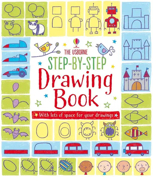 Step-By-Step Drawing Book - Paperback