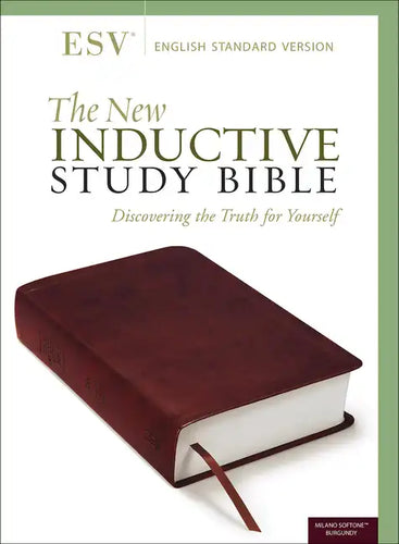 The New Inductive Study Bible (Esv, Milano Softone, Burgundy) - Imitation Leather