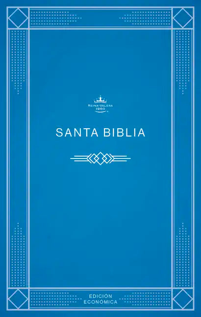 Rvr 1960 Biblia Económica de Evangelismo, Azul Tapa Rústica - Paperback