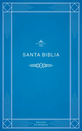 Rvr 1960 Biblia Económica de Evangelismo, Azul Tapa Rústica - Paperback