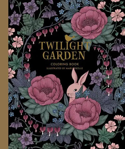 Twilight Garden Coloring Book: Published in Sweden as Blomstermandala - Hardcover
