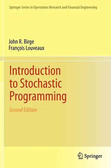 Introduction to Stochastic Programming - Hardcover