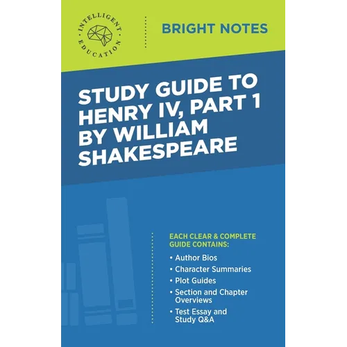 Study Guide to Henry IV, Part 1 by William Shakespeare - Paperback