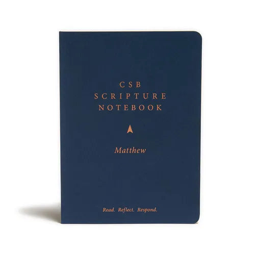 CSB Scripture Notebook, Matthew: Read. Reflect. Respond. - Paperback