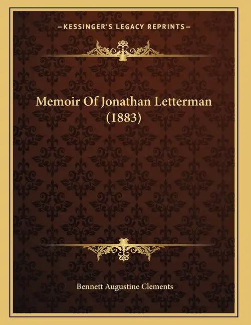 Memoir Of Jonathan Letterman (1883) - Paperback