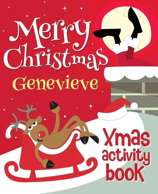 Merry Christmas Genevieve - Xmas Activity Book: (Personalized Children's Activity Book) - Paperback
