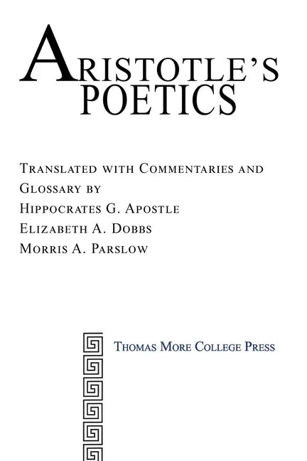 Aristotle's Poetics - Paperback