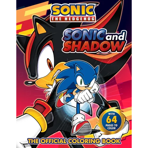 Sonic and Shadow: The Official Coloring Book - Paperback