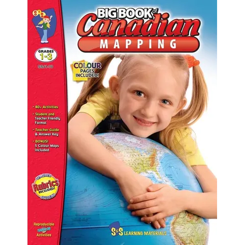 Canadian Mapping Big Book: Grades 1-3 - Paperback