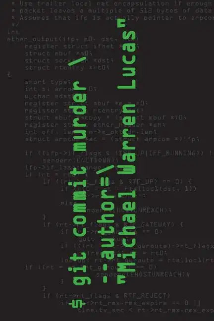 git commit murder - Paperback