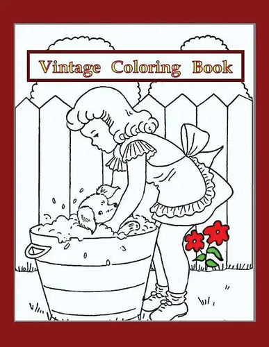 Vintage Coloring Book: Vintage drawings from 1944 - Paperback