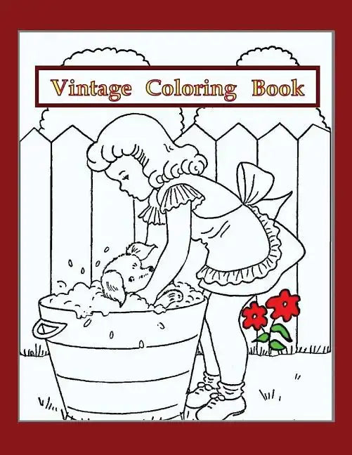 Vintage Coloring Book: Vintage drawings from 1944 - Paperback