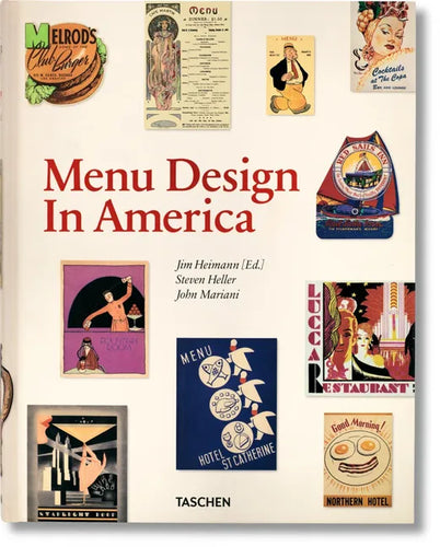 Menu Design in America - Hardcover